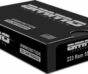 AMMO INC 223 REM 55GR FMJ - 20RD 25BX/CS