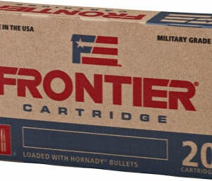 FRONTIER 223 REM 55GR FMJ - 20RD 25BX/CS