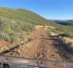 View of the terrain found from Mingus Mountain from Cottonwood