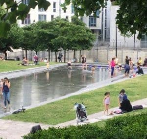 swiss cottage water fountains