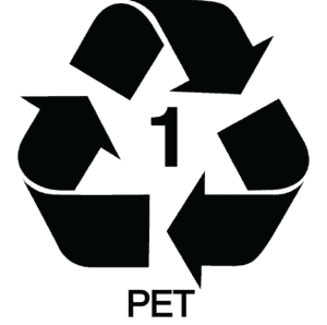 PET 1 - Kennzeichnung Recycling