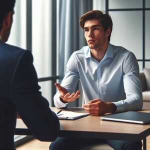 Intermediate interview test focusing on tricky situations