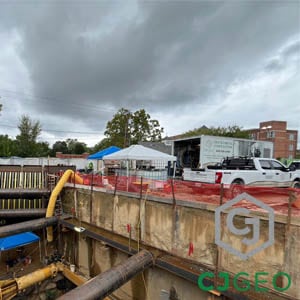 Slurry Wall Gap Closure Grouting