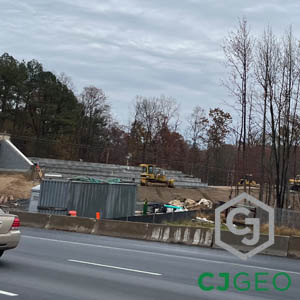 Finished installation of the CJFill-Ultra Lightweight fill material.