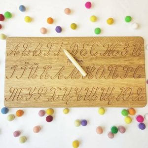 Трассировочная доска "Украинский алфавит" Прописные большие буквы