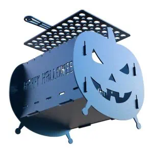 Костровая чаша "Happy Halloween" чертеж DXF - Мангал тыква "Счастливого Хэллоуина"