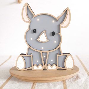 Ночник "Маленький носорожек" – Многослойный чертеж в dxf формате