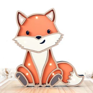 Ночник в виде "Лисенка" – Многослойный чертеж в dxf формате