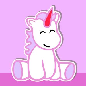 Ночник "Маленький Единорожек" – Многослойный чертеж в dxf формате / с отверстиями и без отверстий