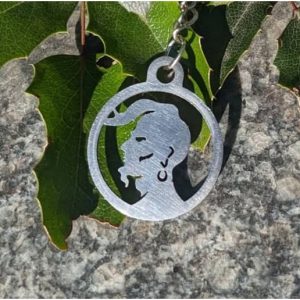 Брелок – "Козак" чертеж DXF, брелок с силуэтом козака