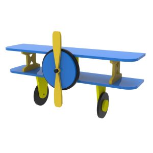 Полочка в виде самолетика - под склейку, материал 16 мм