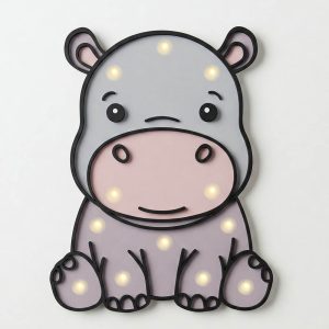 Ночник "Бегемотик" – Многослойный чертеж в dxf формате