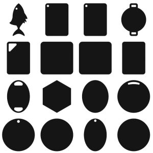 Кухонные доски – чертежи для лазера в DXF, Ai, SVG, PDF, CDR форматах