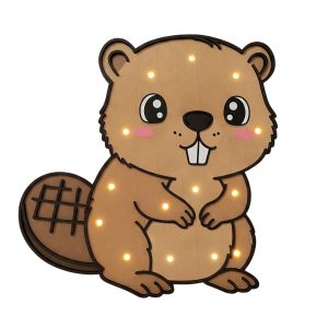 Ночник "Бобер" – Многослойный чертеж в dxf и svg формате