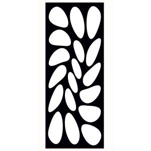 Декоративная перегородка "Галька" DXF чертеж