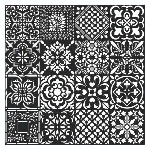 Трафарет – Плитка №5 – Чертеж DXF для лазерного станка