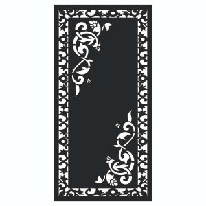 Декоративная перегородка "Форзац" DXF чертеж