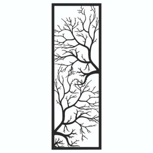 Декоративная перегородка "Ветки деревьев" DXF чертеж