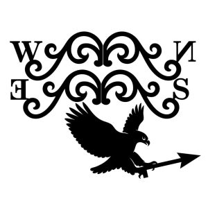 Флюгер с орлом – чертеж для лазерного станка под сварку