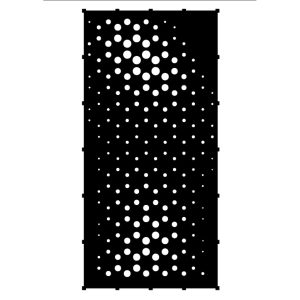 Декоративная перегородка Круги DXF чертеж