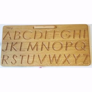 Трассировочная доска "Заглавные буквы печатные" Для фрезерного станка DXF