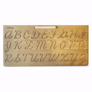 Трассировочная доска "Заглавные буквы рукописные" Для фрезерного станка DXF