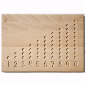 Трассировочная доска "1-10 в виде цифр и в виде точек" Для фрезерного станка DXF