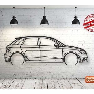 Audi A1 – Панно, чертеж в DXF формате
