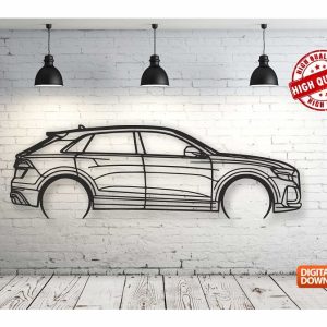 Audi Q8 – Панно, чертеж в DXF формате