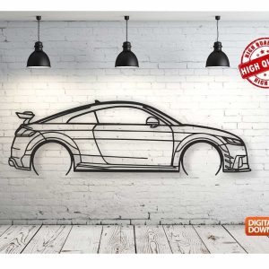 Audi tt – Панно, чертеж в DXF формате
