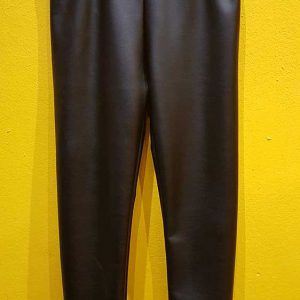 leggins niña polipiel efecto cuero