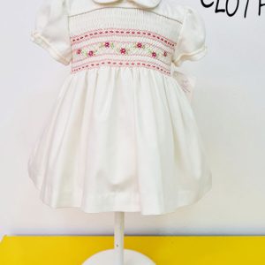 vestido crudo 6 meses nido abeja amaya