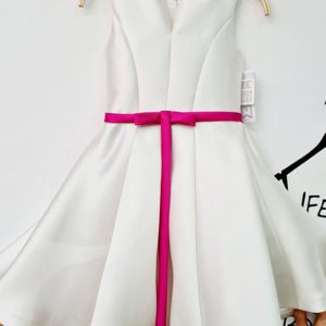 vestido ceremonia niña blanco talla 2