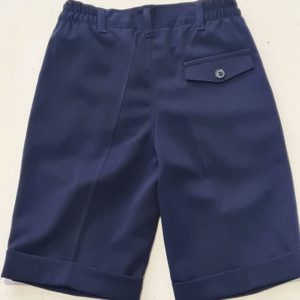 pantalon corto vestir azul marino niño talla 6