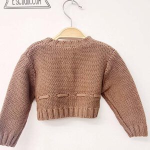 chaqueta niña corta marron 6 meses