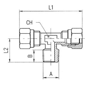 Acessório Bicone T Tubo