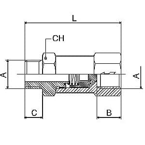 Válvula Anti-retorno Macho/Fêmea