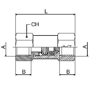 Válvula Anti-Retorno Fêmea/Fêmea