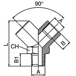 Derivação “Y” M/F Standard Latão