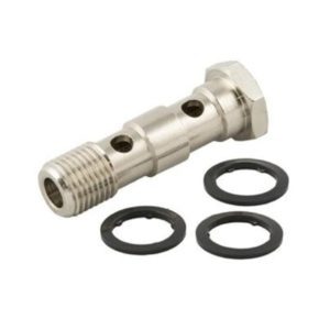 Parafuso Duplo Banjo Engate Rápido Latão