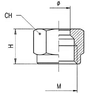 Acessório Bicone Porca