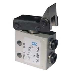 Válvula 3/2 de Patilha Micro Ø 4mm-Alimentação Lateral-NF