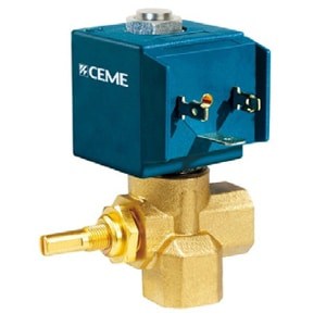 Electroválvula Fluidos 2/2 Acção-Direta 1/4″ 0bar N.F.