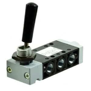 Válvula 5/2 de Manipulo 1/4″-Posições Fixas