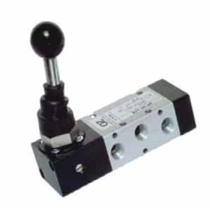 Válvula 5/2 de Manipulo 1/4″-Posições Fixas