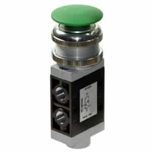 Válvula 3/2 de Botão Cogumelo 1/8″ Retorno Mola-NF