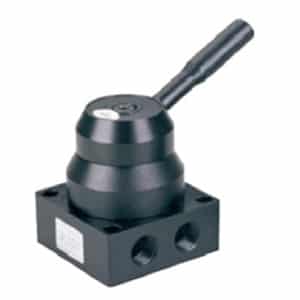 Válvula 4/3 de Manipulo Rotativo 1/2″- Centros Fechados