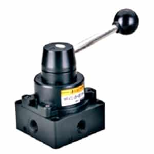 Válvula 4/3 de Manipulo Rotativo 1/2″- Centros Fechados