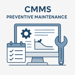 Graphic art about CMMS preventative maintenance