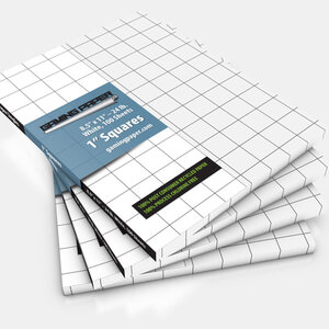 Gaming Paper 1" Square Singles, 20-pack